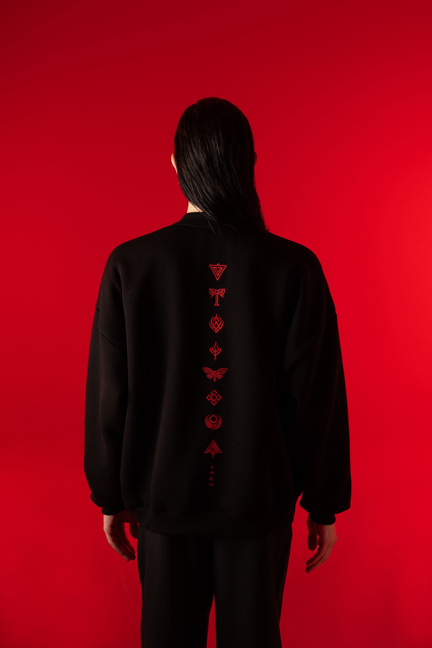 Oversized Sweatshirt — Omen Sigils (Limited Edition) | Pre-Order