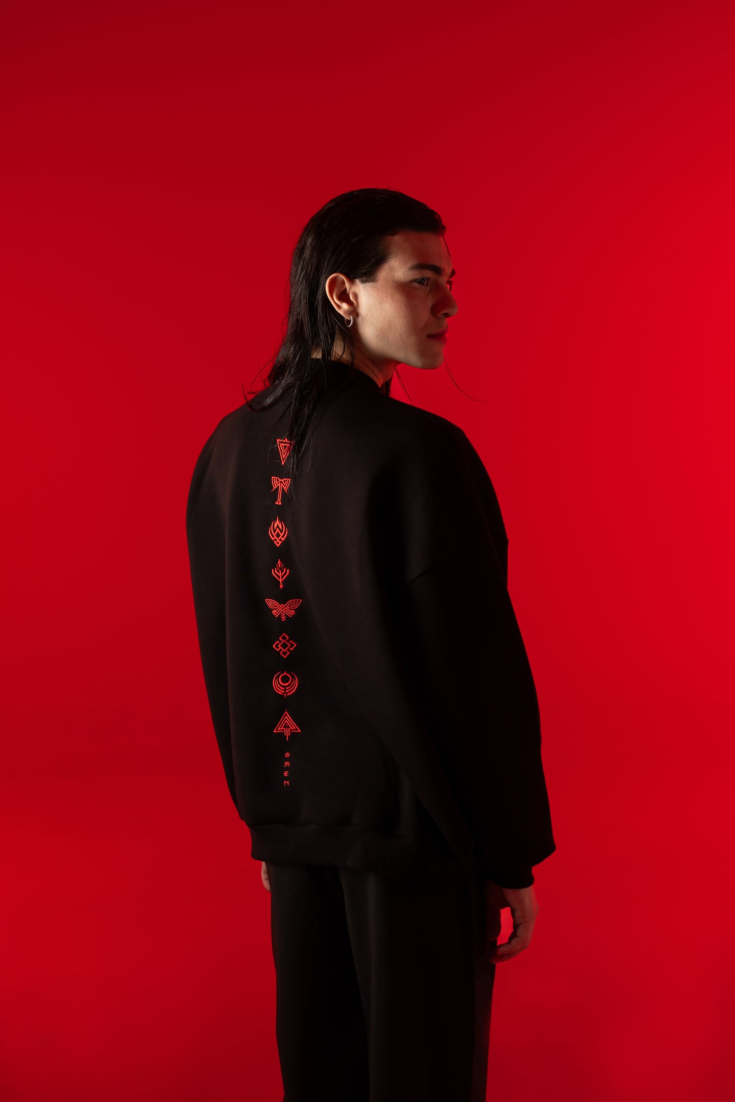 Oversized Sweatshirt — Omen Sigils (Limited Edition) | Pre-Order