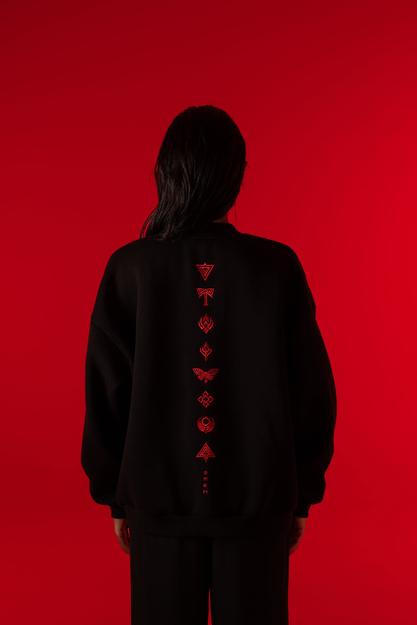 Oversized Sweatshirt — Omen Sigils (Limited Edition) | Pre-Order