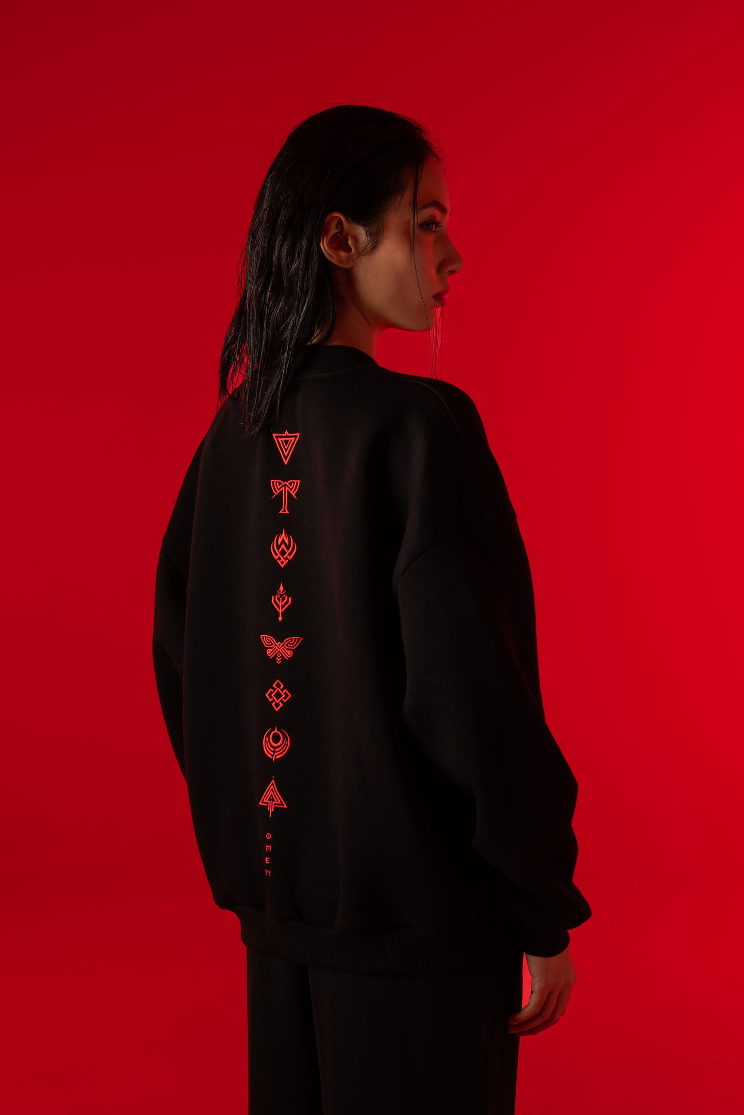 Oversized Sweatshirt — Omen Sigils (Limited Edition) | Pre-Order