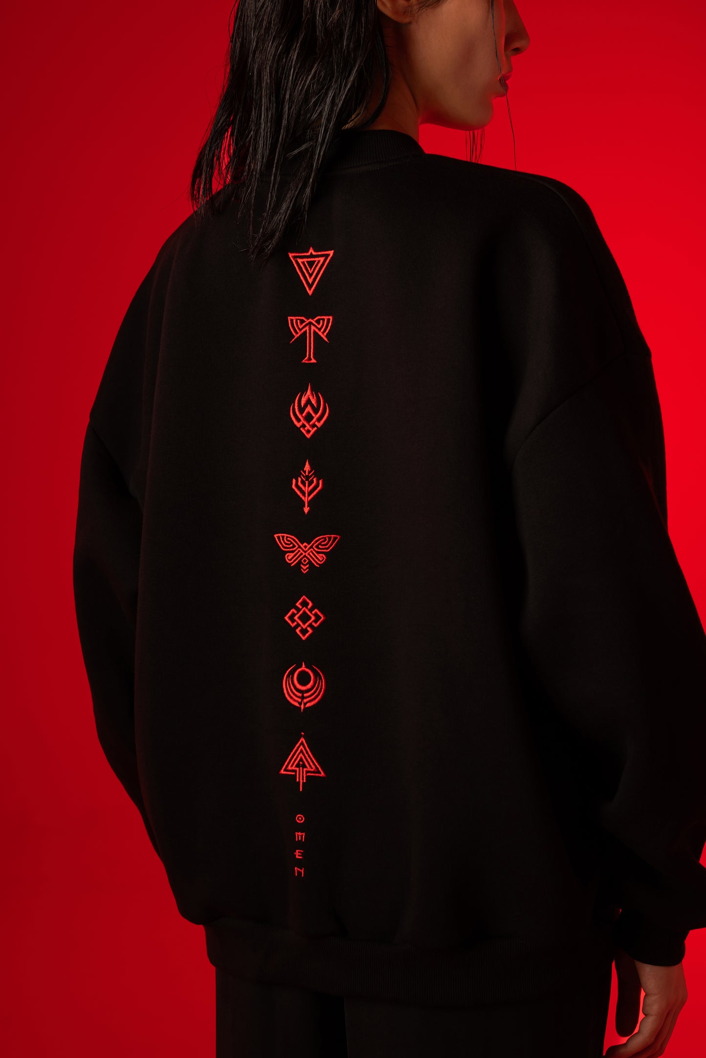 Oversized Sweatshirt — Omen Sigils (Limited Edition) | Pre-Order