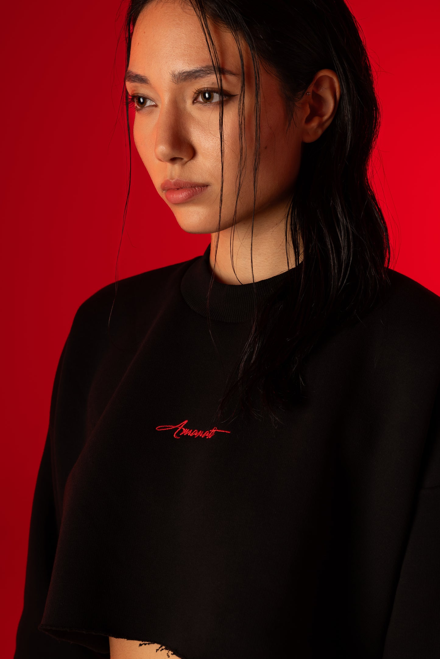Oversized Cropped Sweatshirt — Omen Sigils (Limited Edition) | Pre-Order