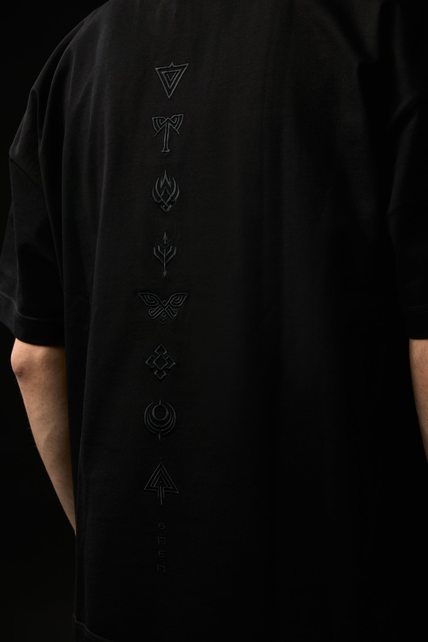 Oversized T-Shirt — Omen Sigils (Shadows Edition)