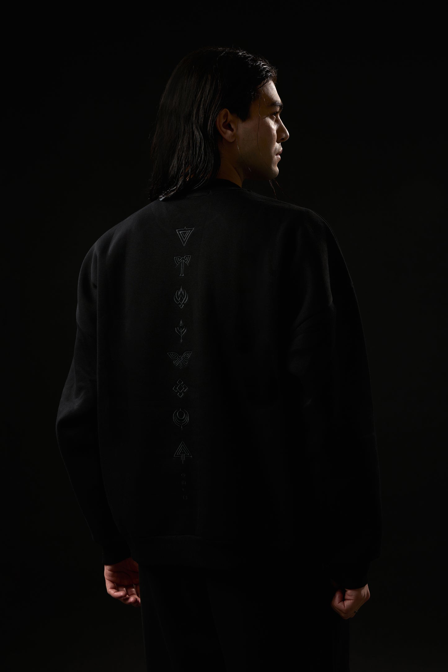 Oversized Sweatshirt — Omen Sigils (Shadows Edition)