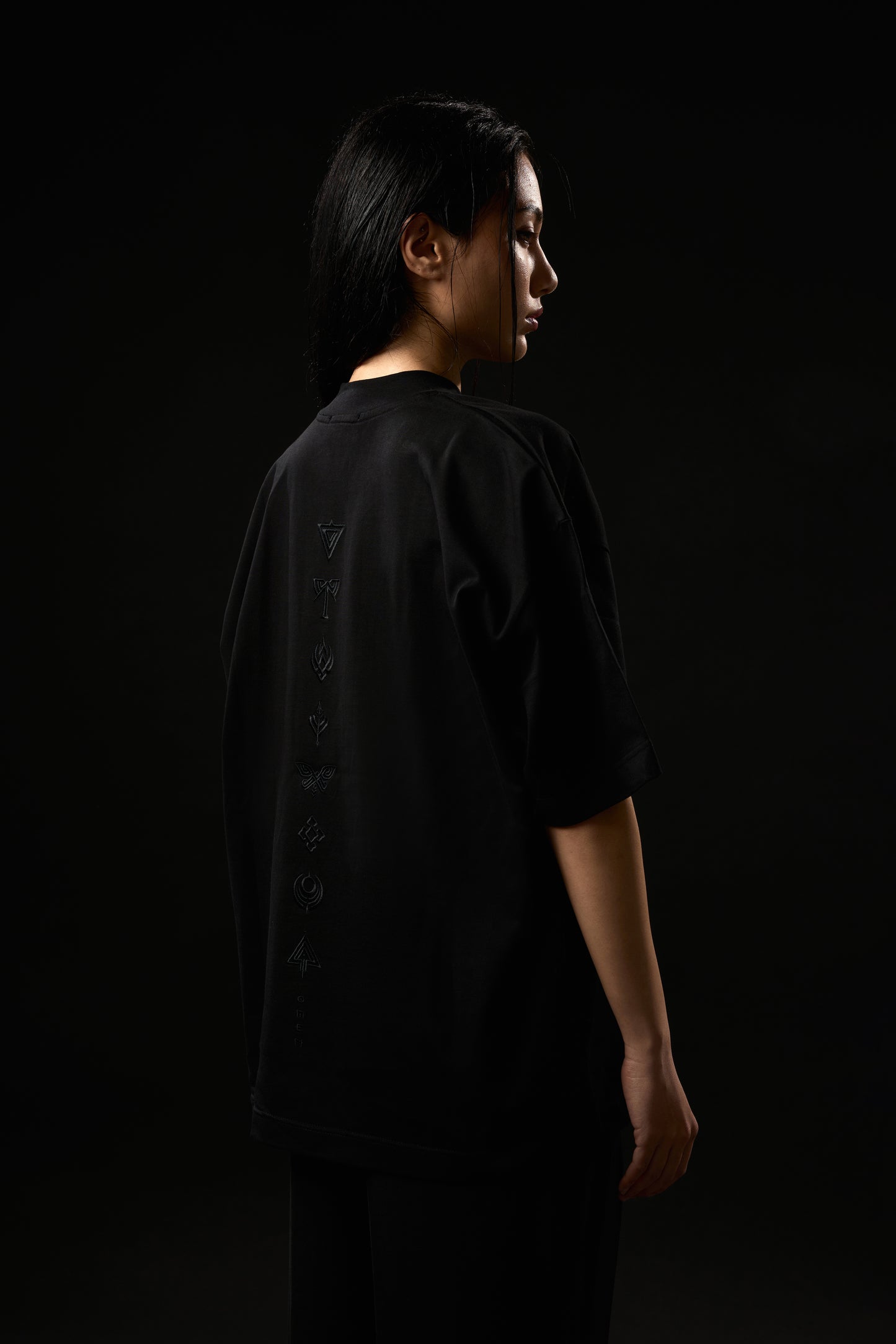 Oversized T-Shirt — Omen Sigils (Shadows Edition)