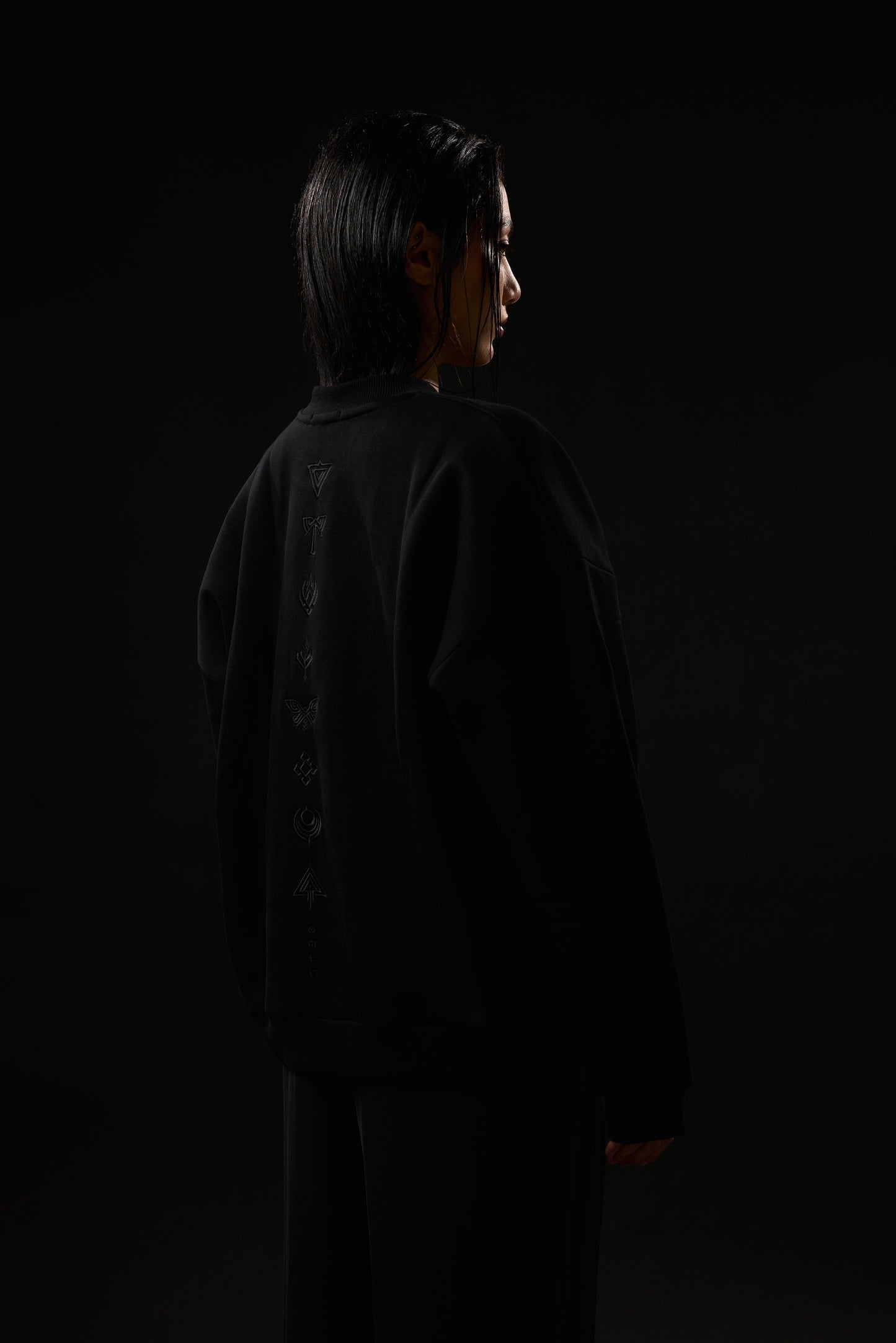 Oversized Sweatshirt — Omen Sigils (Shadows Edition)