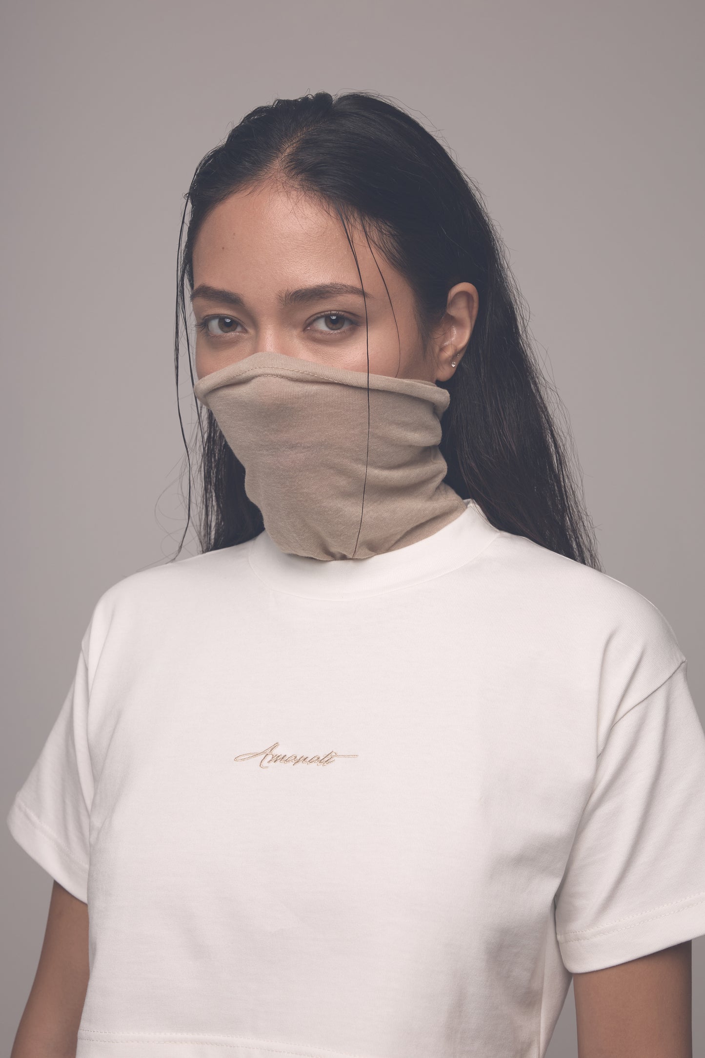 Regular Fit Cropped T-Shirt — Omen Sigils SS26 — Off White