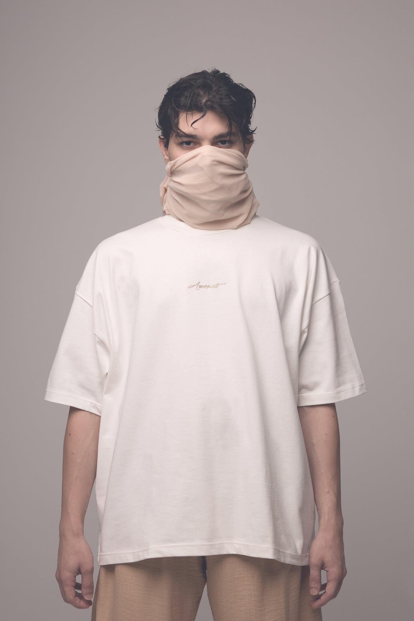 Oversized T-Shirt — Omen Sigils SS26 — Off White