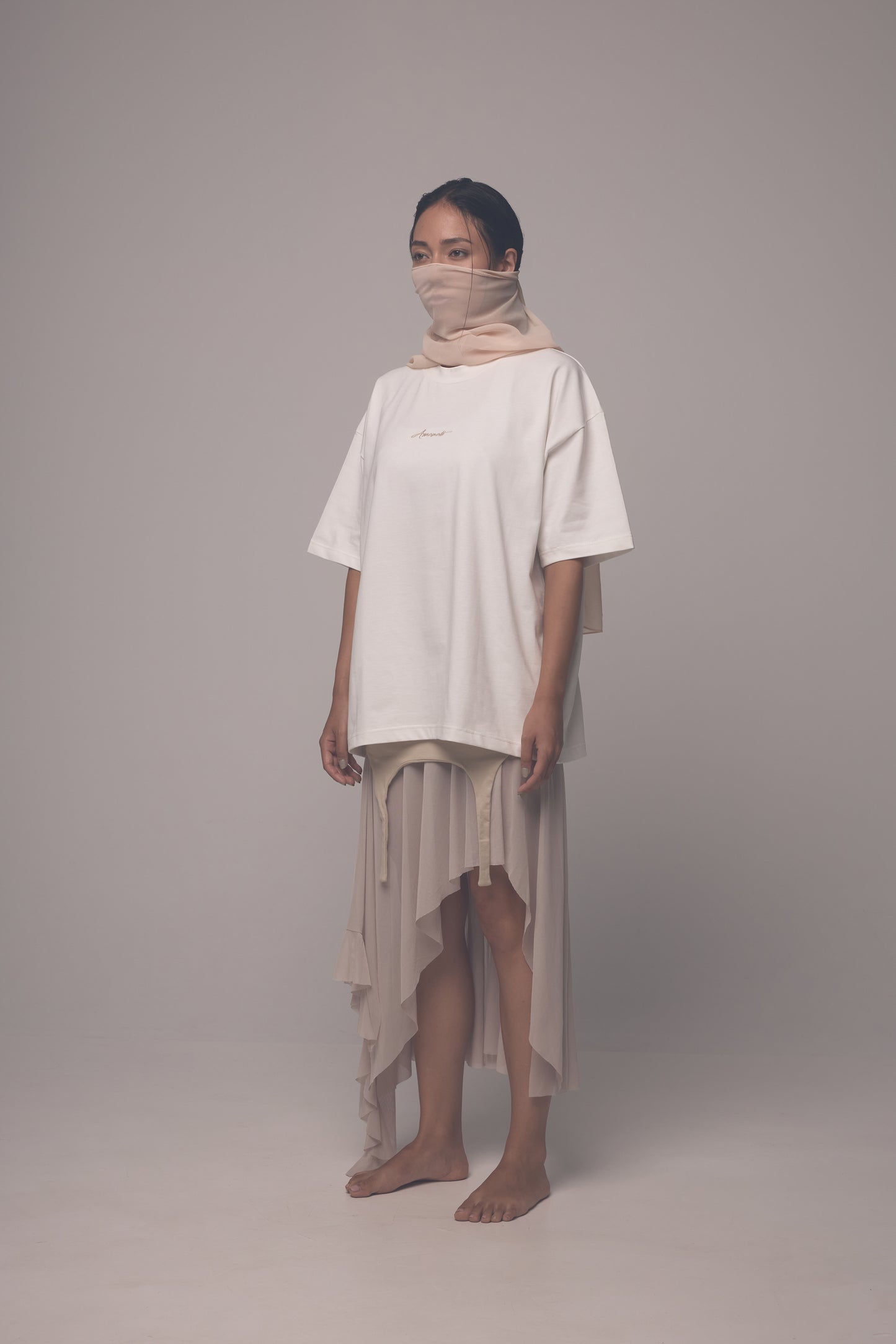 Oversized T-Shirt — Omen Sigils SS26 — Off White