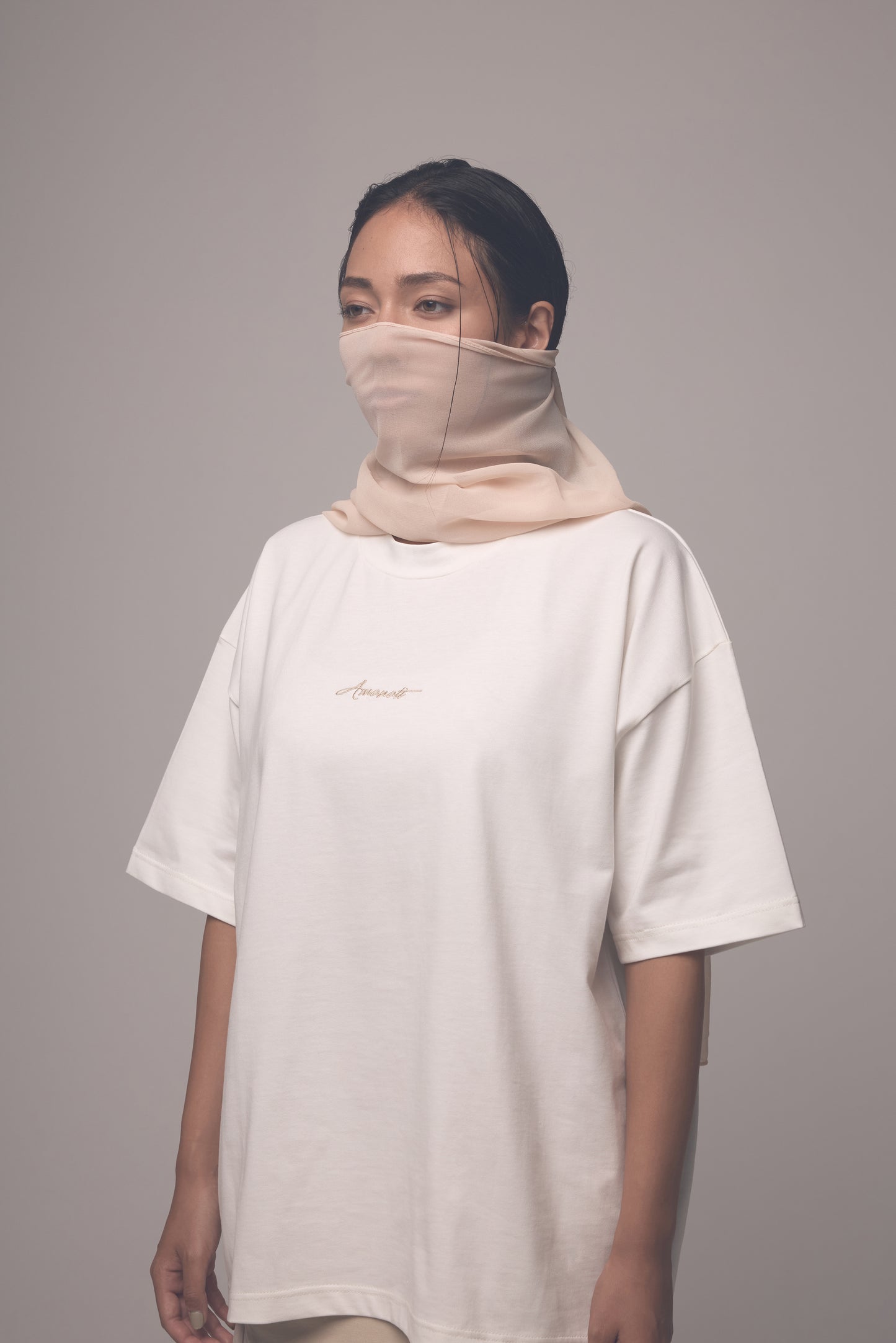 Oversized T-Shirt — Omen Sigils SS26 — Off White